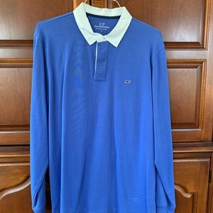 Blue Vineyard Vines Rugby Long Sleeve